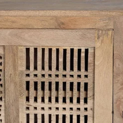 Wohnen Design TV Lowboard aus Mangobaum Massivholz - Valuta