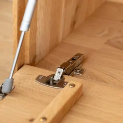 Wohnen Design TV-Lowboard aus Eiche mit Glas - Masicuri