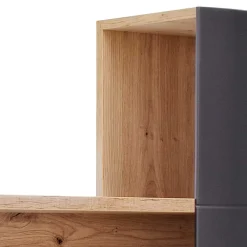 Wohnen Esszimmerregale|Regale*Design Wandboard Regal in Eichefarben & Grau - Vecenda