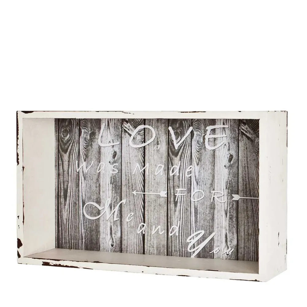 Wohnen Design Wandregal Mero in Weiß