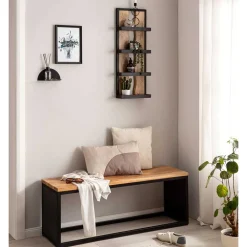 Wohnen Design Wandregal mit vier Ablagen - Heraklion