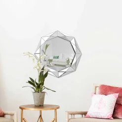 Wohnen Design Wandspiegel in polygoner Form - Pilot