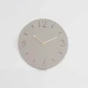 Wohnen Design Wanduhr in Taupe - Cardini
