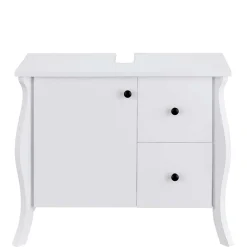 Wohnen Waschtisch|Waschbeckenunterschränke*Design Waschbecken-Unterschrank in Weiß - Besi