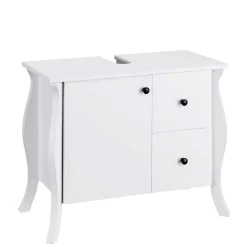 Wohnen Waschtisch|Waschbeckenunterschränke*Design Waschbecken-Unterschrank in Weiß - Besi