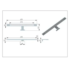 Wohnen Design Waschtisch Set mit schwarzem Becken - Crystoga (zweiteilig)