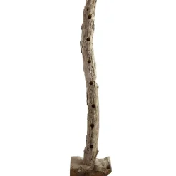 Wohnen Design Weinregal aus Holzstamm Teak massiv - Teako