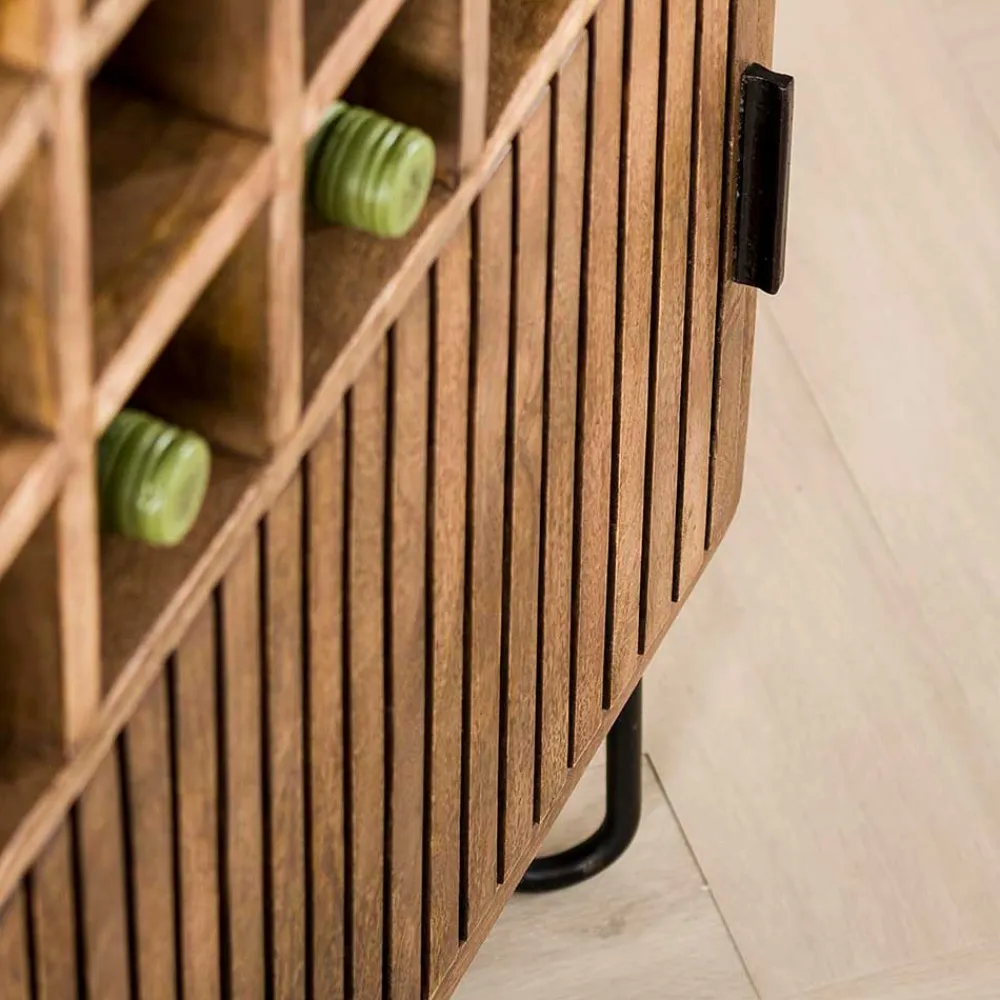 Wohnen Design Weinschrank mit 15 Flaschenfächern - Baina