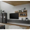 Wohnen Wohnzimmerschränke*Design Wohnwand als günstiges Set - Ahilav (fünfteilig)