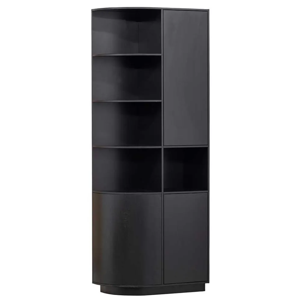 Wohnen Design Wohnzimmerschrank links abgerundet - Niwidus