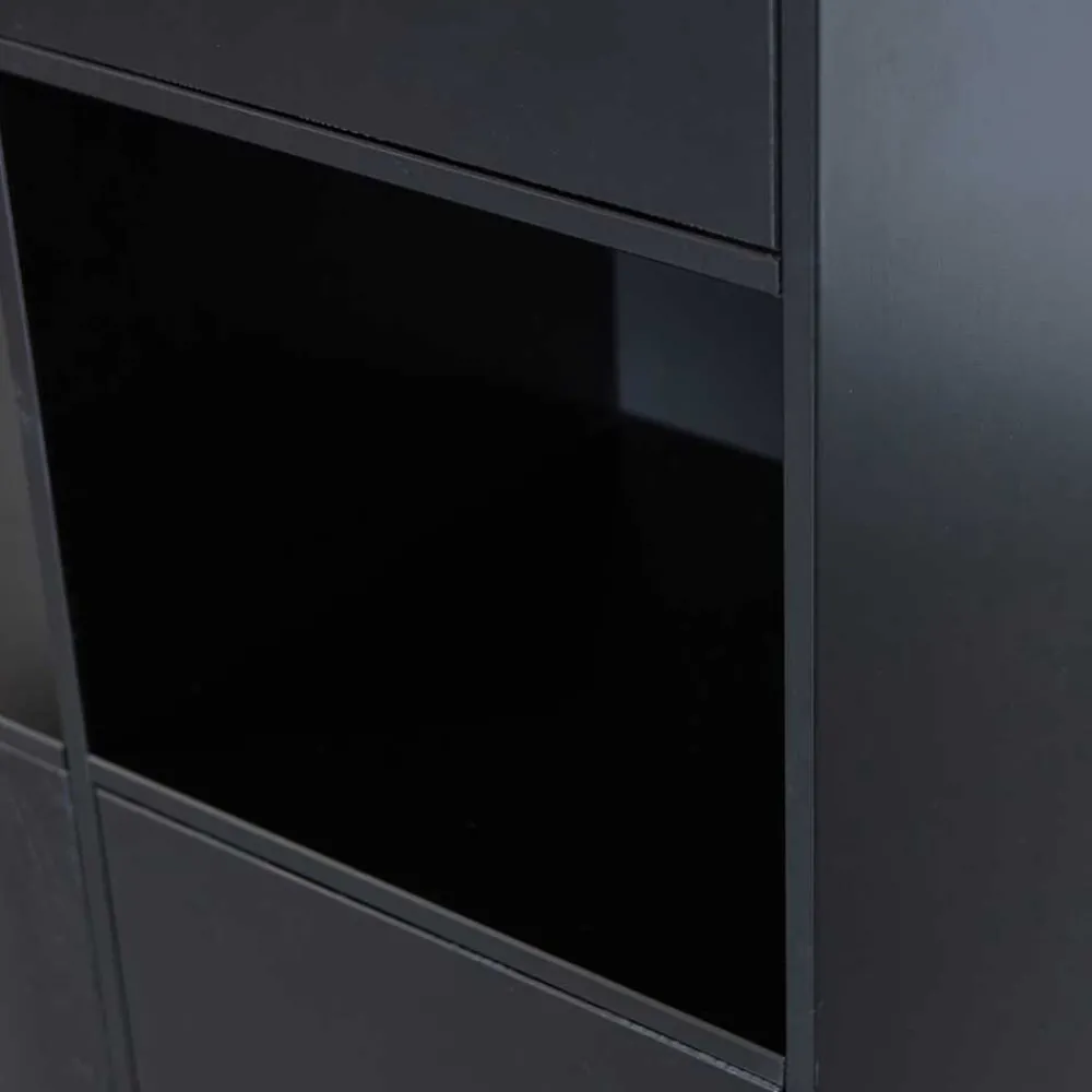 Wohnen Design Wohnzimmerschrank links abgerundet - Niwidus