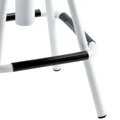 Wohnen Bürostühle*Designbarhocker mit Holzsitz rund - Spring