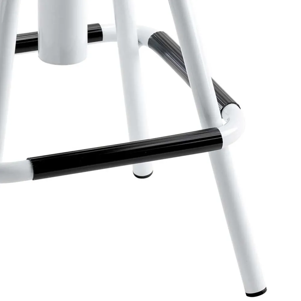 Wohnen Bürostühle*Designbarhocker mit Holzsitz rund - Spring