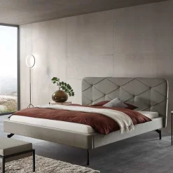 Wohnen Betten|Betten*Designbett in Anthrazit Webstoff - Raufy