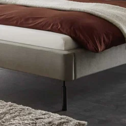 Wohnen Betten|Betten*Designbett in Anthrazit Webstoff - Raufy