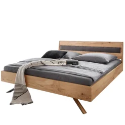 Wohnen Betten|Betten*Designbett in Wildeiche - Mutsu