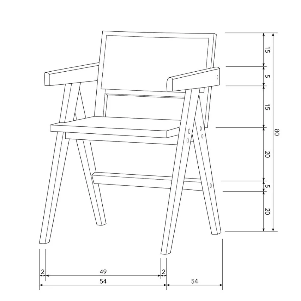 Wohnen Rattanmöbel*Designer Armlehnenstuhl aus Rattan Wiener Geflecht - Leano