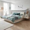 Wohnen Betten|Betten*Designer Doppelbett & Nachttische - Crascanu (dreiteilig)