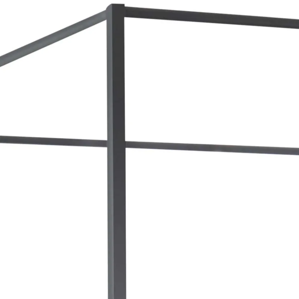 Wohnen Graue Möbel|Naturholzmöbel*Designer Himmelbett als Doppelbett - Adea