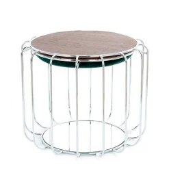 Wohnen Sessel & Hocker*Designer Hocker in Grün Samt - Mundary