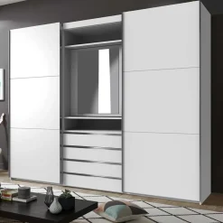 Wohnen Kleiderschränke|Kleiderschränke*Designer Kleiderschrank mit Schwebetüren - Gastruna