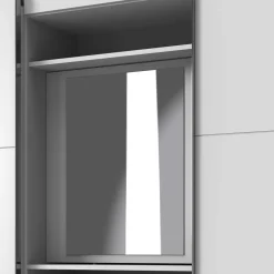 Wohnen Kleiderschränke|Kleiderschränke*Designer Kleiderschrank mit Schwebetüren - Gastruna