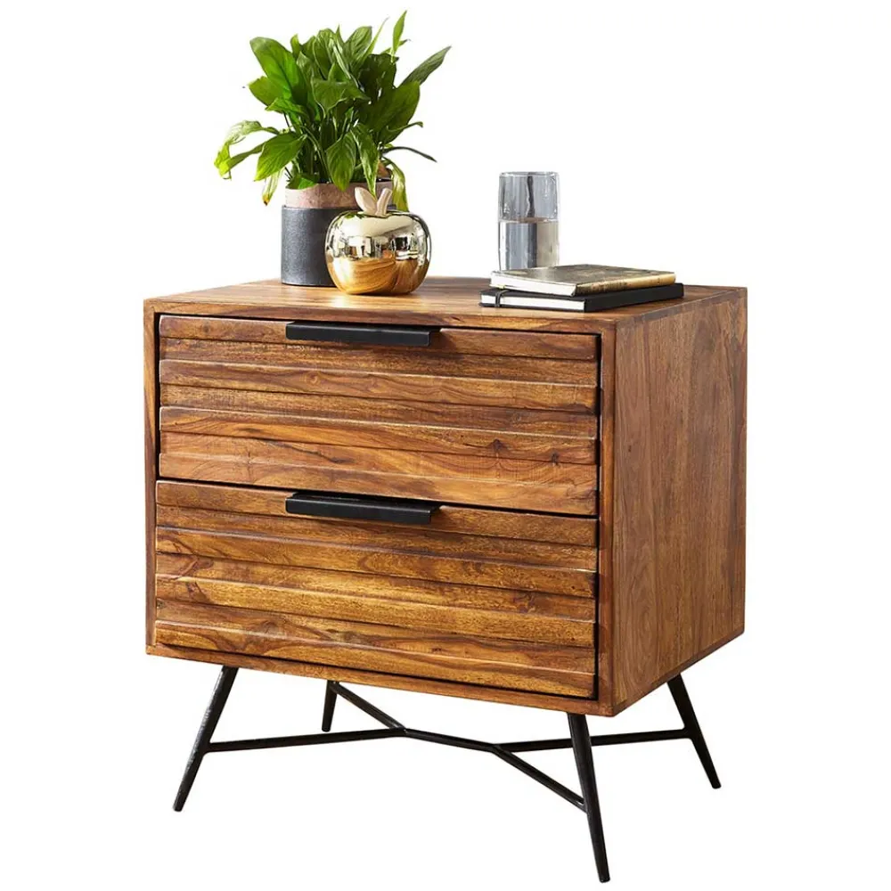 Wohnen Nachttische*Designer Nachtkommode mit 60 cm Breite - Dicna