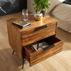 Wohnen Nachttische*Designer Nachtkommode mit 60 cm Breite - Dicna