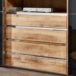 Wohnen Glasmöbel|Kleiderschränke*Designer Schlafzimmerschrank mit viel Funktion - Hectos