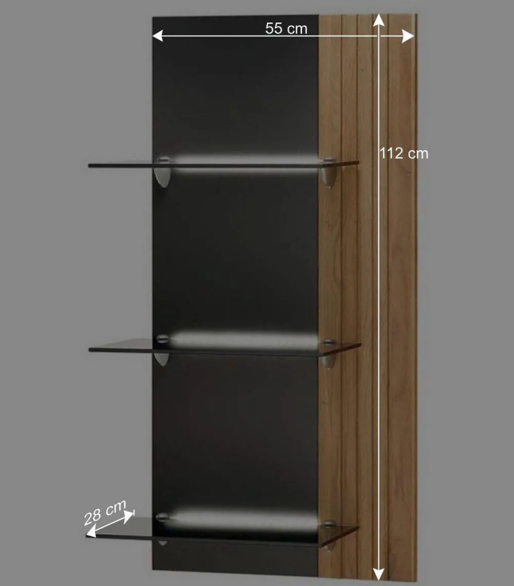 Wohnen Wohnwände|Wohnwand*Designer TV Wohnwand Set in Anthrazit - Cruzca (dreiteilig)