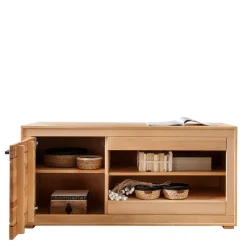 Wohnen Wohnzimmerschränke*Designer Wohnwand aus massiver Kernbuche - Sarosca (vierteilig)