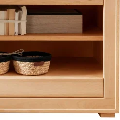 Wohnen Wohnzimmerschränke*Designer Wohnwand aus massiver Kernbuche - Sarosca (vierteilig)