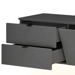 Wohnen Wohnwände|Wohnwand*Designer Wohnwand Möbel mit LED - Cruzca (dreiteilig)