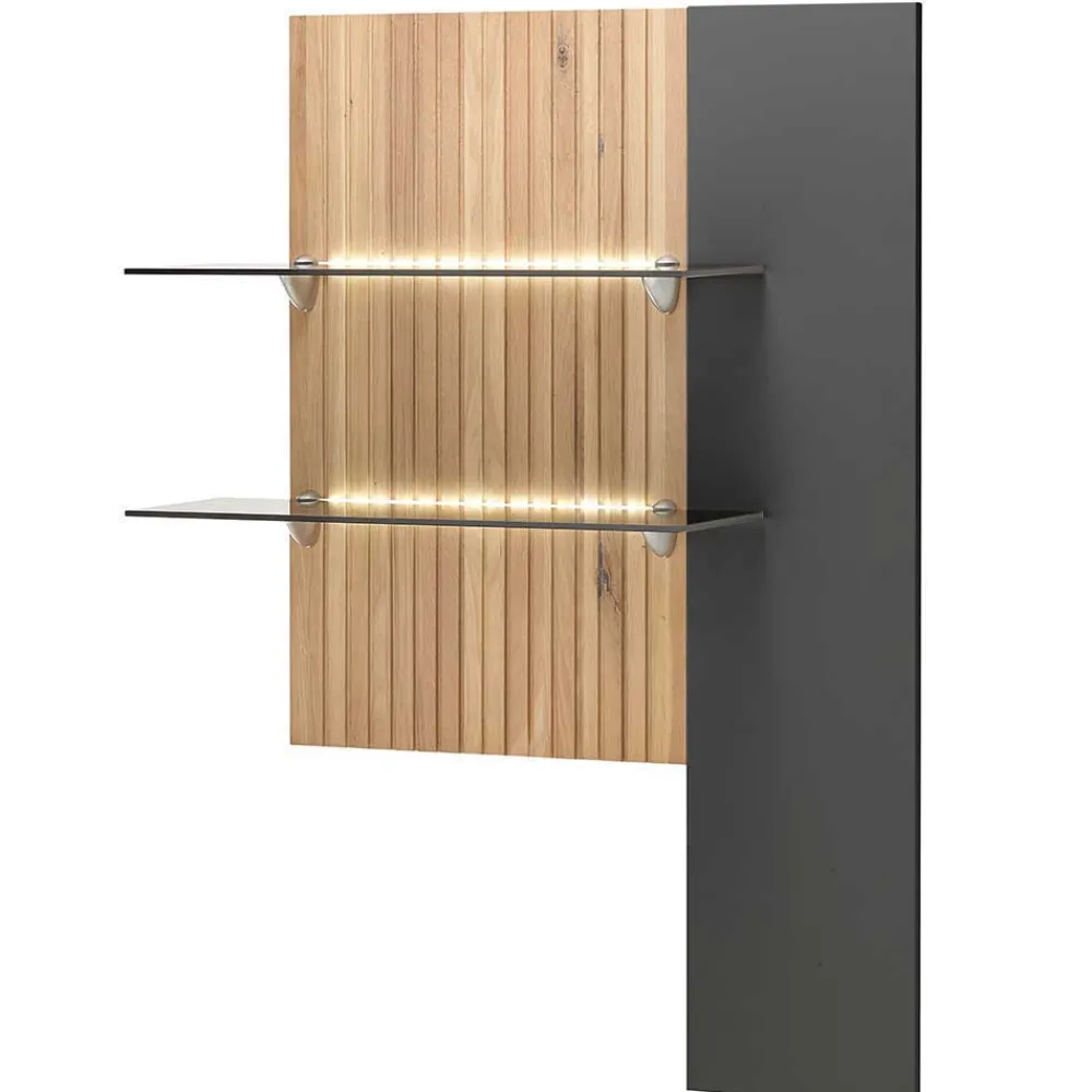 Wohnen Wohnwände|Wohnwand*Designer Wohnwand Möbel mit LED - Cruzca (dreiteilig)