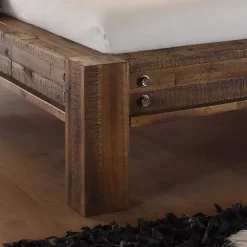 Wohnen Designerbett Locester in Braun