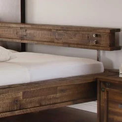 Wohnen Designerbett Locester in Braun