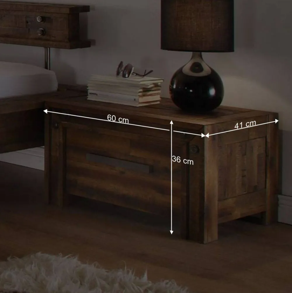 Wohnen Designerbett Locester in Braun