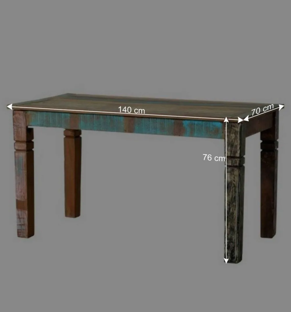 Wohnen Designermöbel|Shabby Chic Möbel*Designertisch Jamaica in Bunt