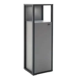 Wohnen Wohnzimmerschränke|Wohnwände*Designer-Wohnwand Möbel in Grau - Ridona (dreiteilig)