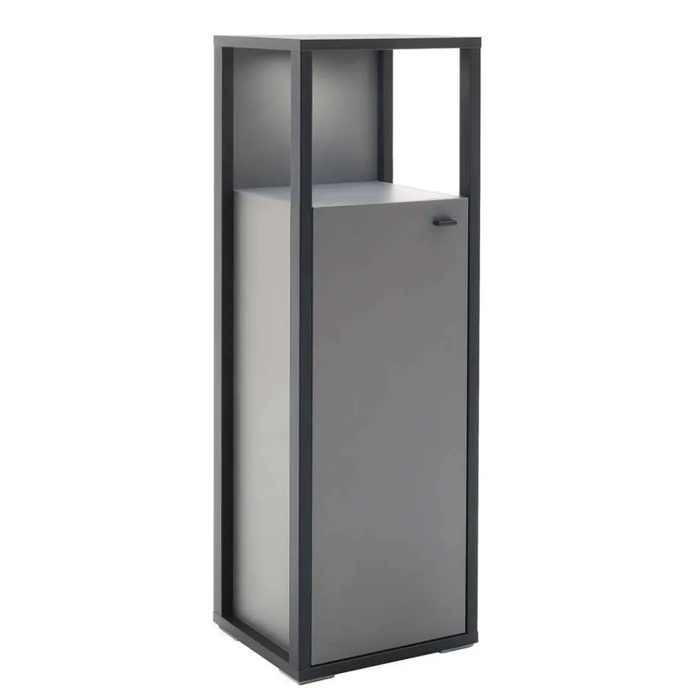 Wohnen Wohnzimmerschränke|Wohnwände*Designer-Wohnwand Möbel in Grau - Ridona (dreiteilig)