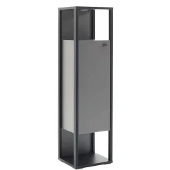 Wohnen Wohnzimmerschränke|Wohnwände*Designer-Wohnwand Möbel in Grau - Ridona (dreiteilig)