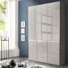 Wohnen Braune Möbel|Schränke*Design-Kleiderschrank mit vier Schubladen - Korcula