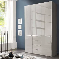 Wohnen Braune Möbel|Schränke*Design-Kleiderschrank mit vier Schubladen - Korcula