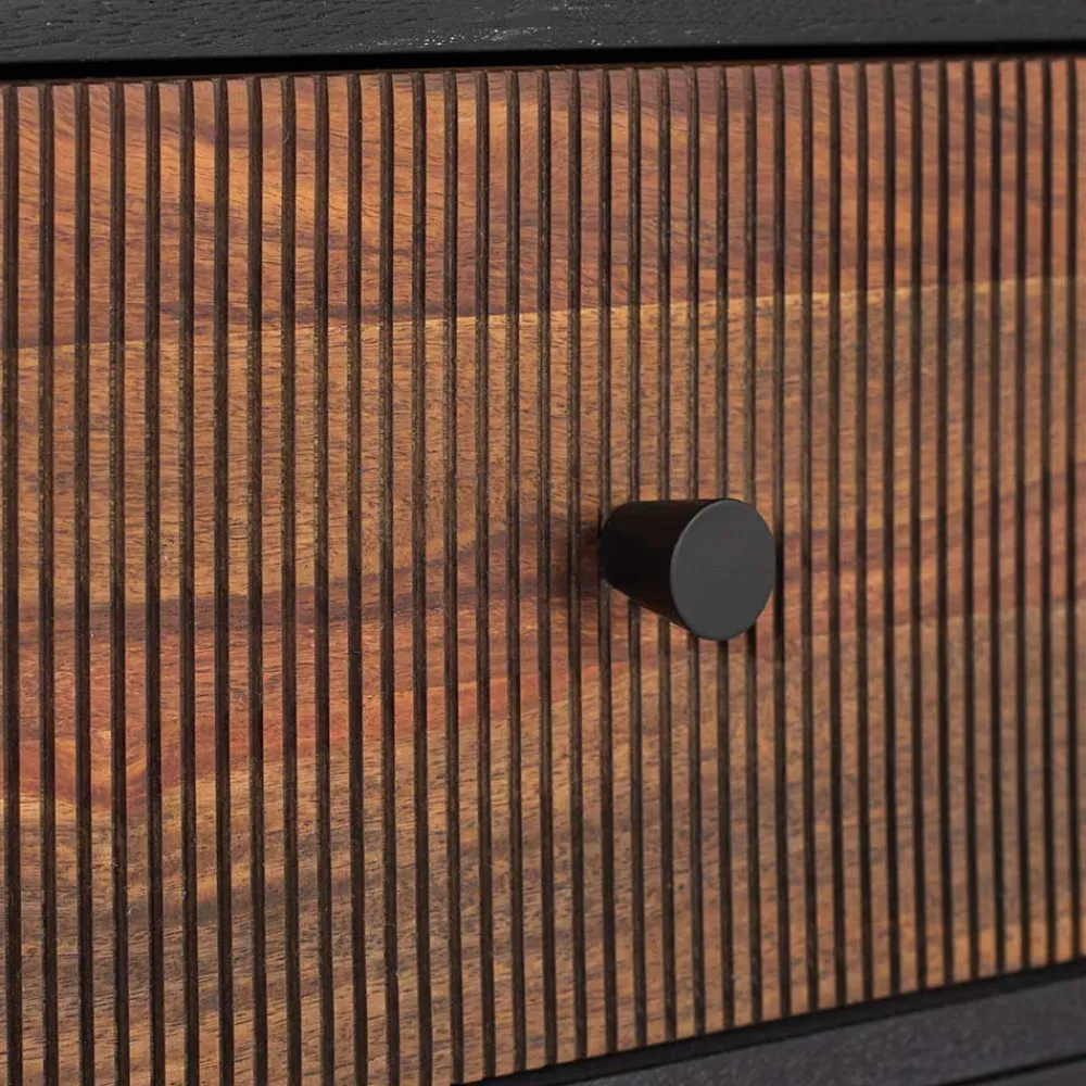 Wohnen Nachttische*Design-Nachtkommode aus Palisander und Mangoholz - Ondarroa