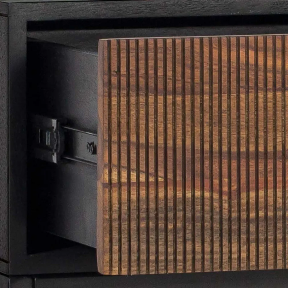 Wohnen Nachttische*Design-Nachtkommode aus Palisander und Mangoholz - Ondarroa