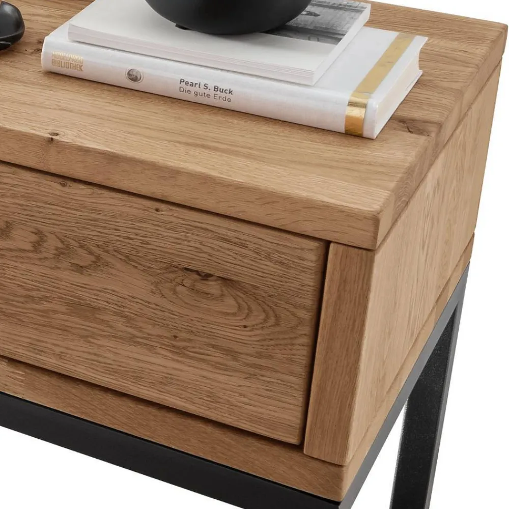 Wohnen Kommoden|Nachttische*Design-Nachttisch aus Wildeiche Massivholz - Sangre