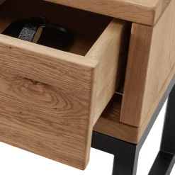 Wohnen Kommoden|Nachttische*Design-Nachttisch aus Wildeiche Massivholz - Sangre