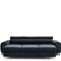 Wohnen Schlafsofas*Design-Schlafsofa in Blauschwarz Samt - Harvests