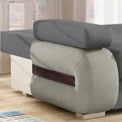Wohnen Betten|Betten*Design-Schlafsofa in Grau und Hellgrau - Blascina