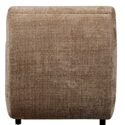 Wohnen Braune Möbel|Sessel & Hocker*Designsessel in Hellbraun Chenille - Glacita